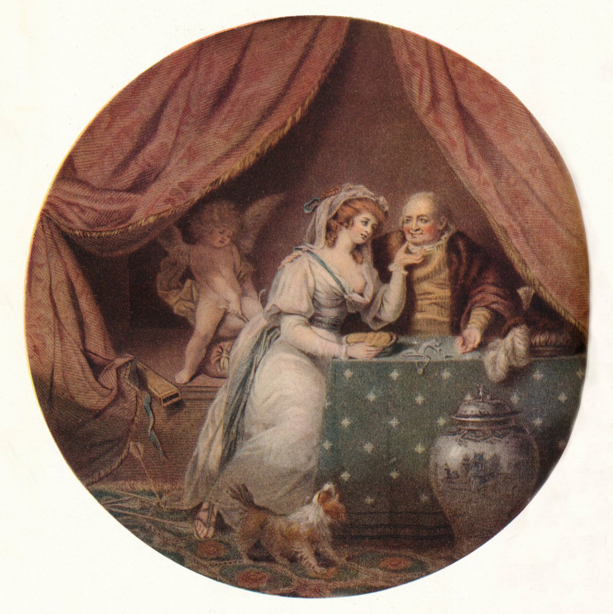Love Vanquished By Avarice, c1790 od John Raphael Smith
