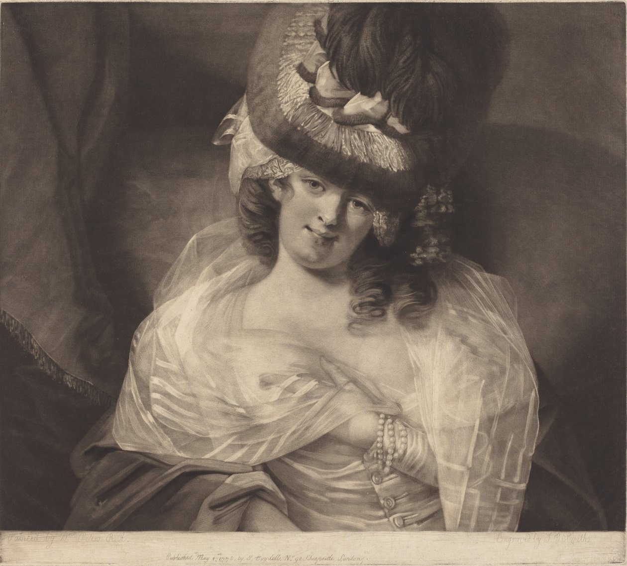 Láska v jejích očích sedí a hraje, 1778. od John Raphael Smith