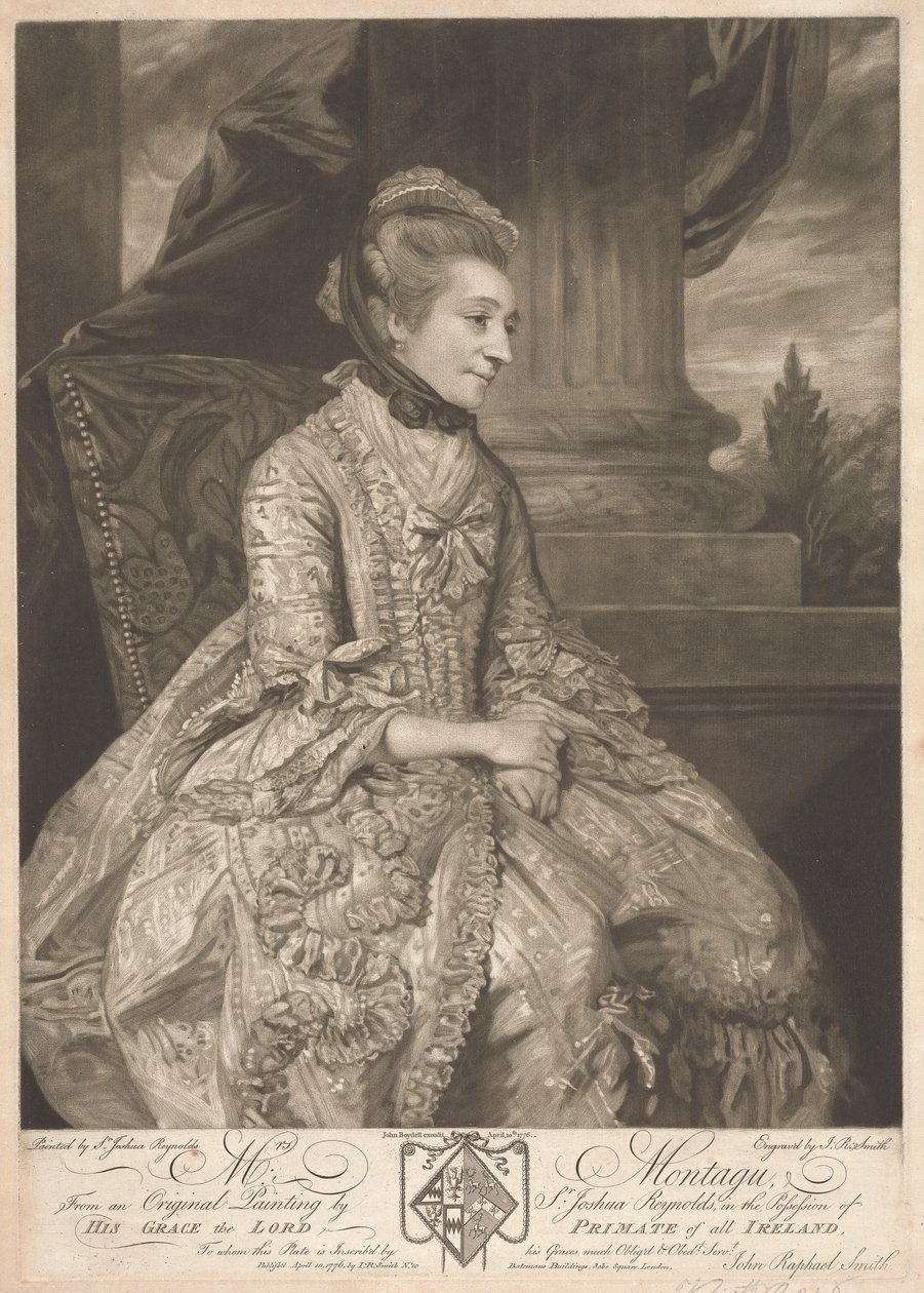 paní Montaguová od John Raphael Smith