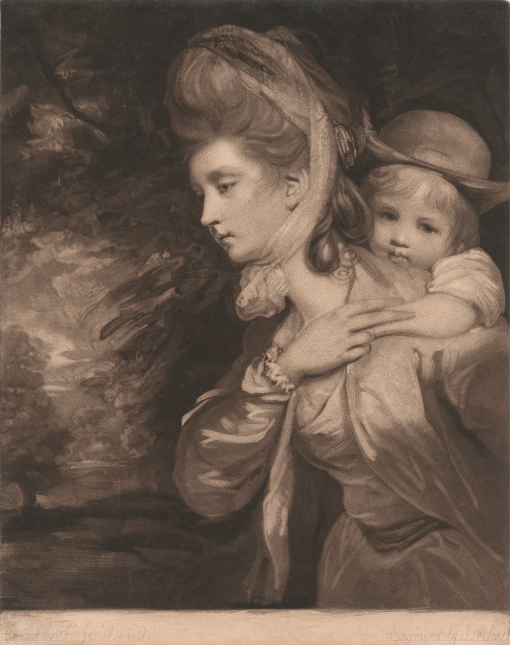 Paní Payne Galweyová a její syn Charles od John Raphael Smith