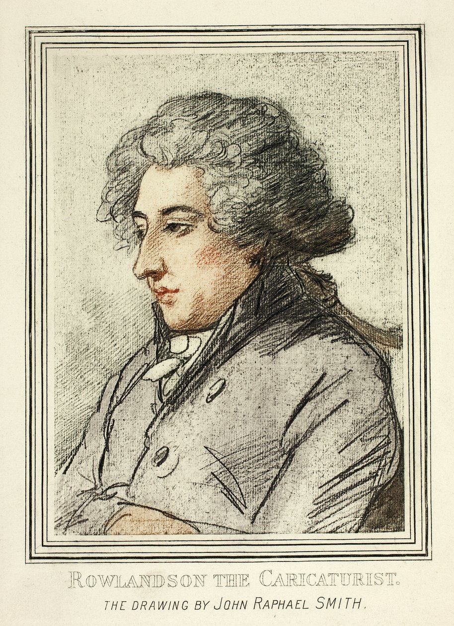 Portrét Thomase Rowlandsona, z Reprodukcí kreseb starých mistrů v Britském muzeu od John Raphael Smith