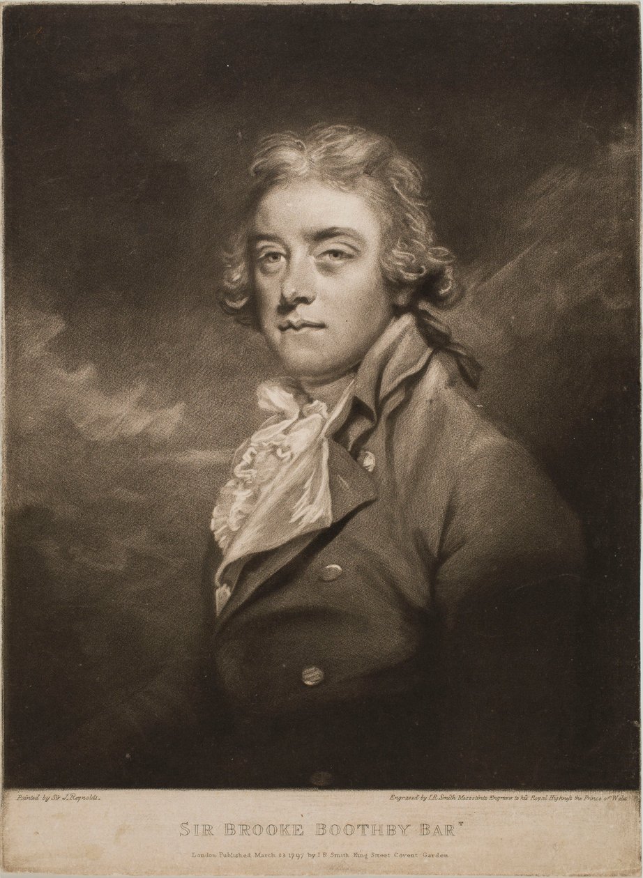 Portrét sira Brooke Boothbyho od John Raphael Smith