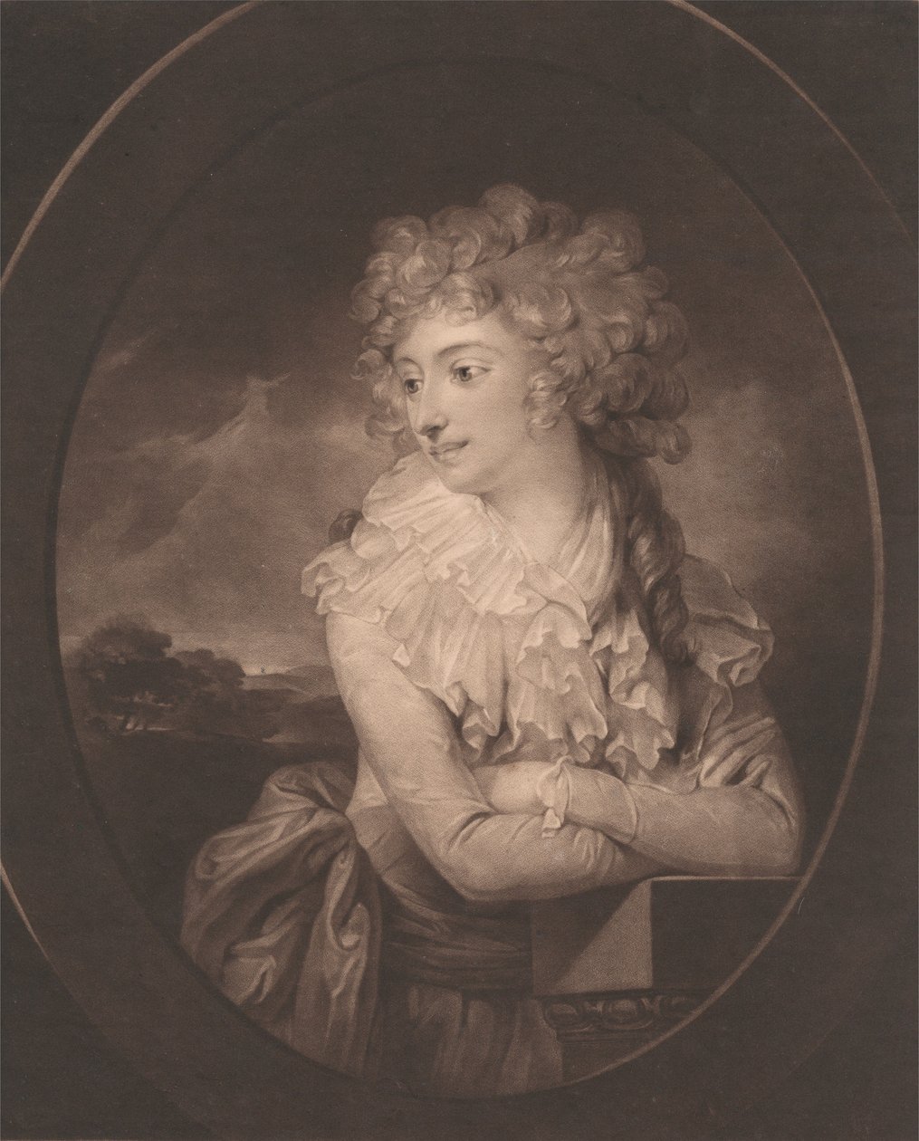 Sarah Anne, hraběnka z Westmorlandu od John Raphael Smith