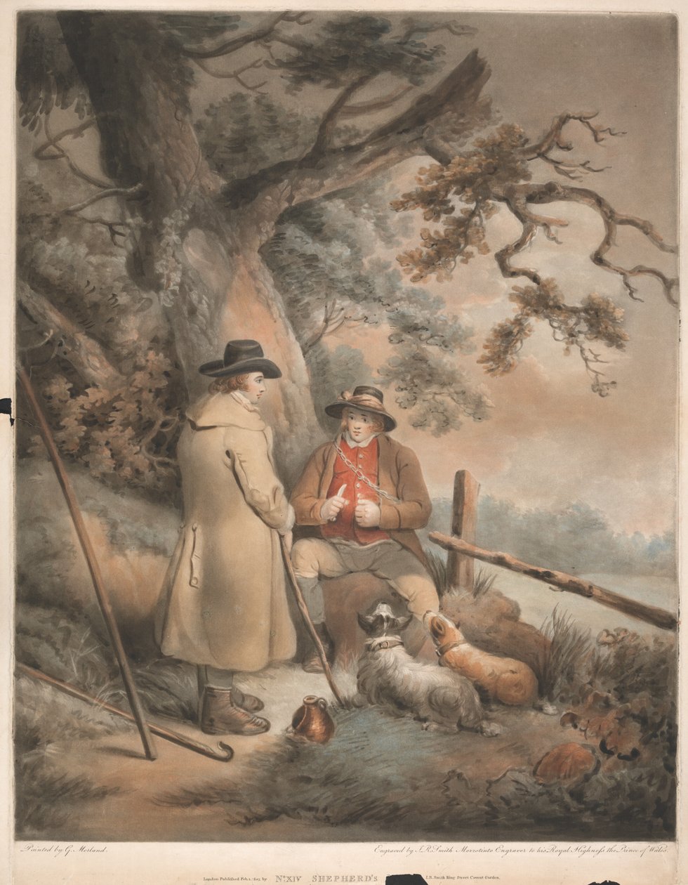 Pastýřovo jídlo od John Raphael Smith