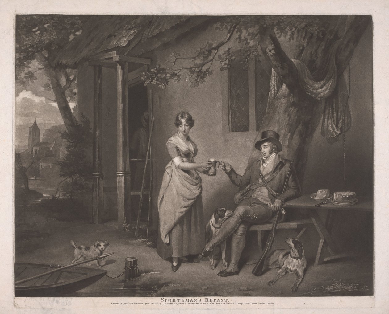 Jídlo lovce od John Raphael Smith