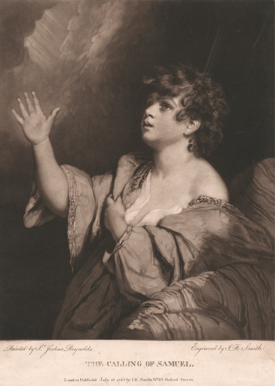 Povolání Samuela od John Raphael Smith
