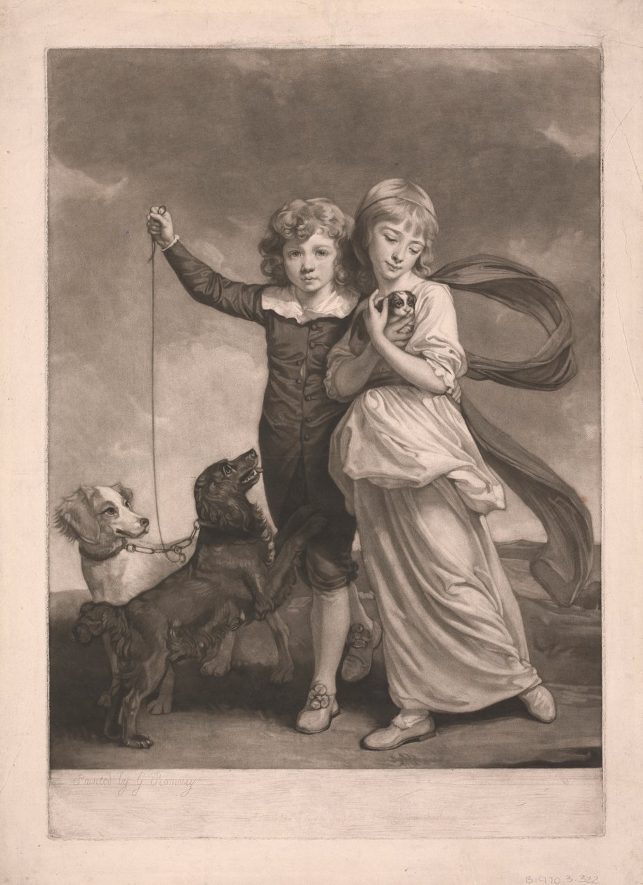 Claveringové děti od John Raphael Smith