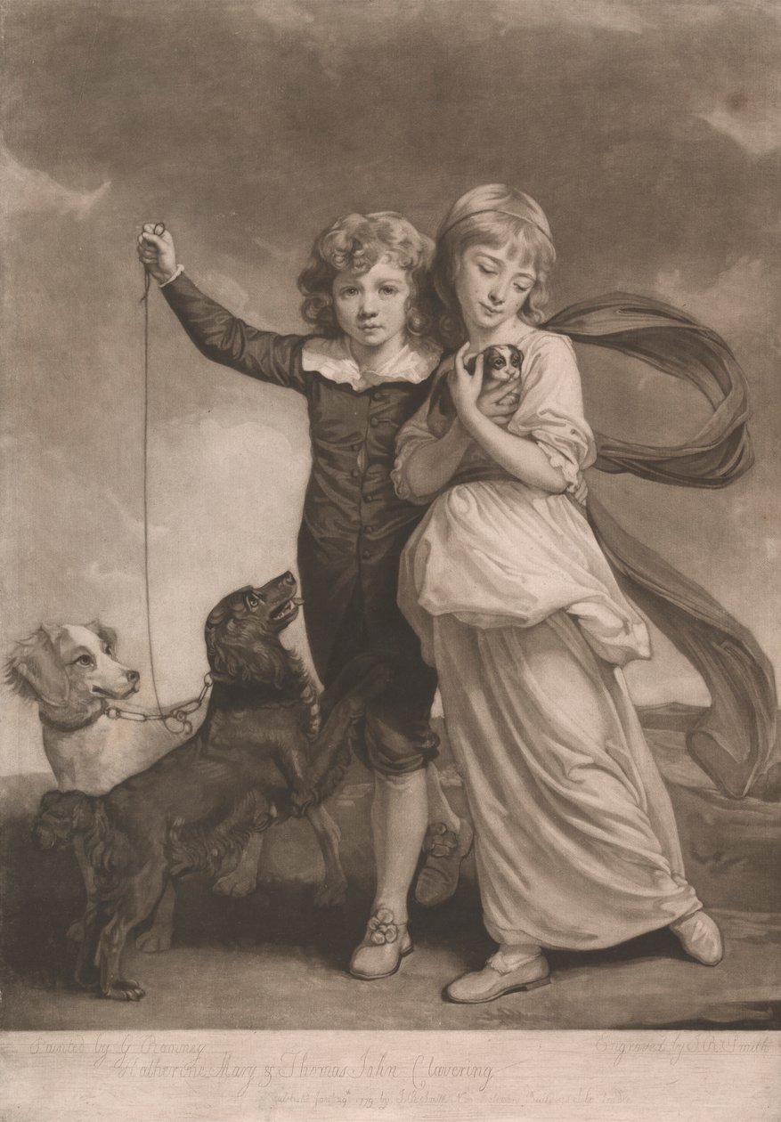 Claveringové děti od John Raphael Smith