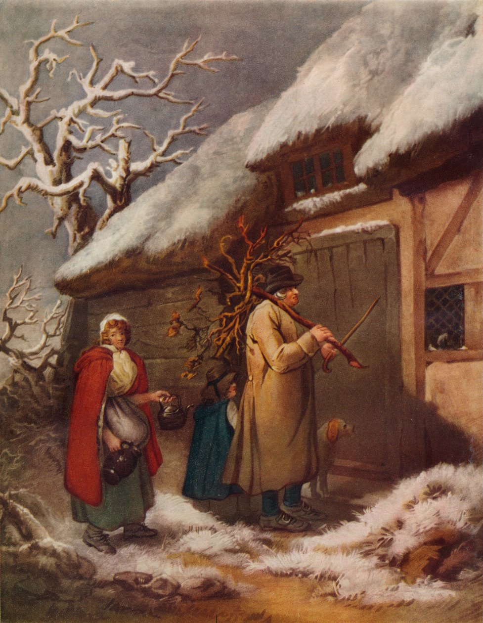 The Cottage Family, 18. století, 1916 od John Raphael Smith