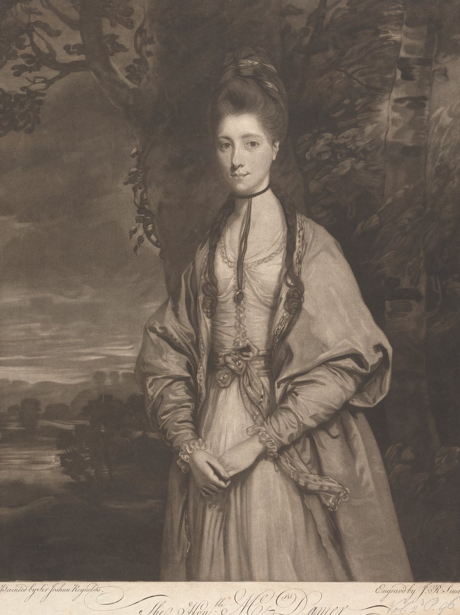 Ctihodná paní Anne Seymour Damer (rozená Conway) od John Raphael Smith