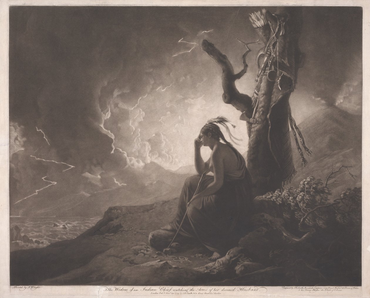 Indiánská vdova od John Raphael Smith