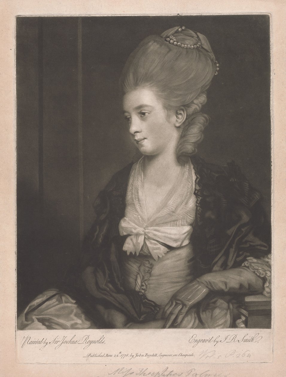 Theophelia Gwatkin (rozená Palmerová) od John Raphael Smith