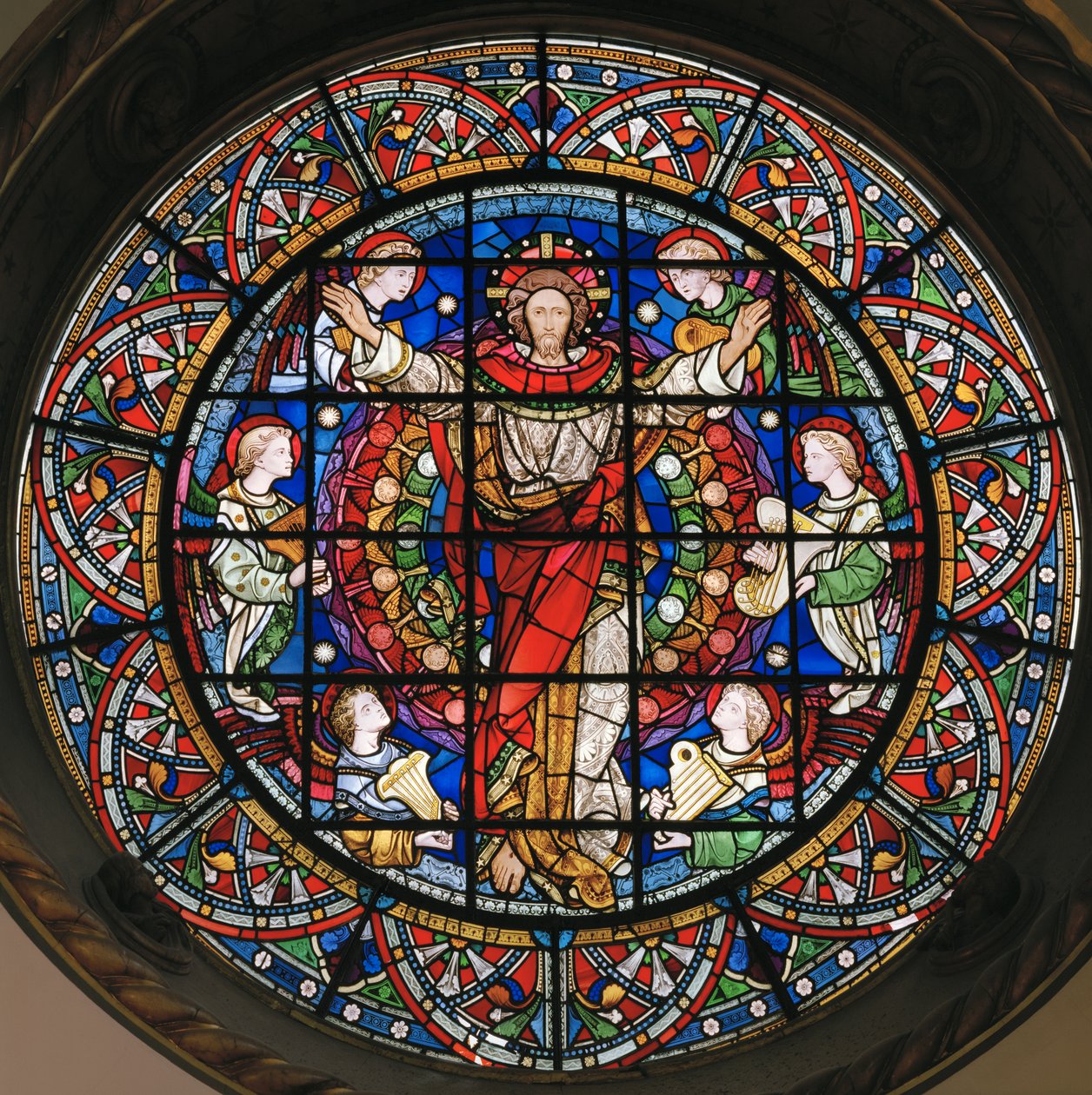 Christ In Majesty, 1859 (vitráže) od John Richard Clayton