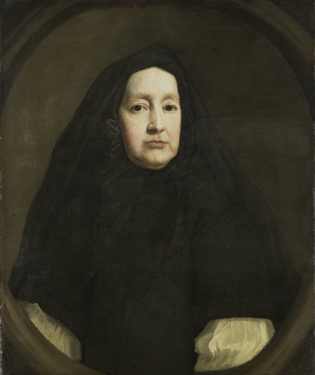 Portrét Katharine Elliotové (zemřela 1688), oblékačky vévodkyně Anny z Yorku a první ženy z ložnice královny Marie z Modeny, první a druhé manželky anglického Jakuba II. od John Riley (copy after)