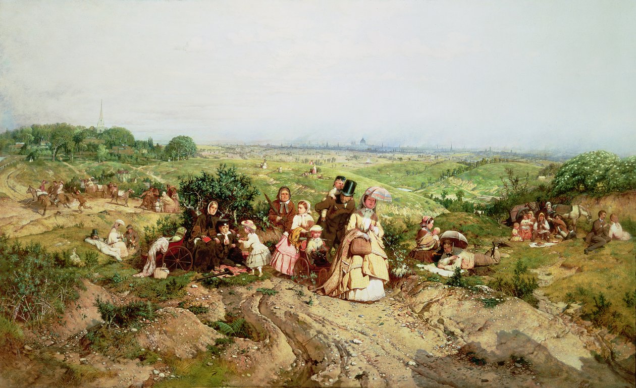 Pohled na Londýn z Hampstead Heath od John Ritchie