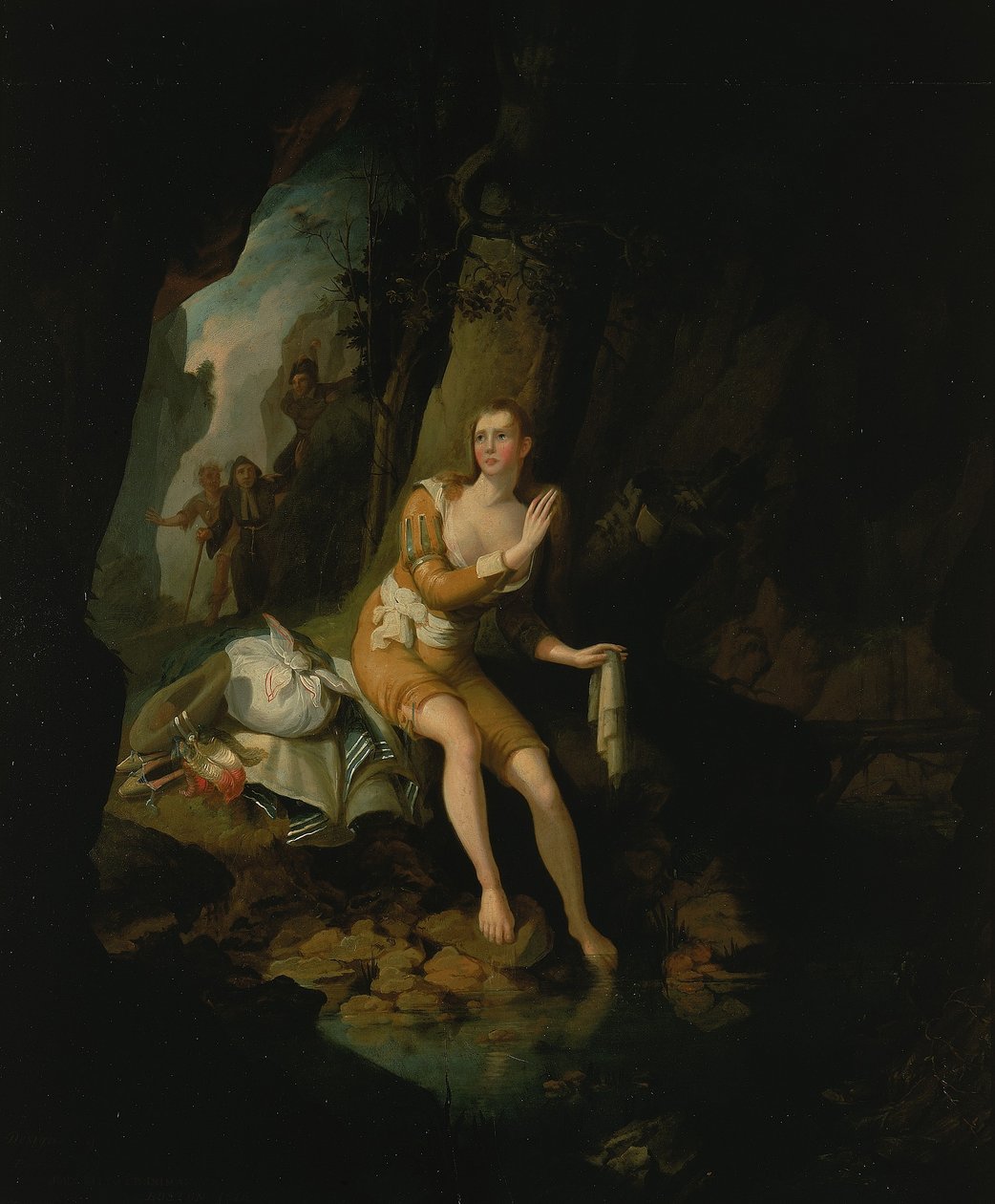 (scéna z Dona Quijota) od John Ritto Penniman