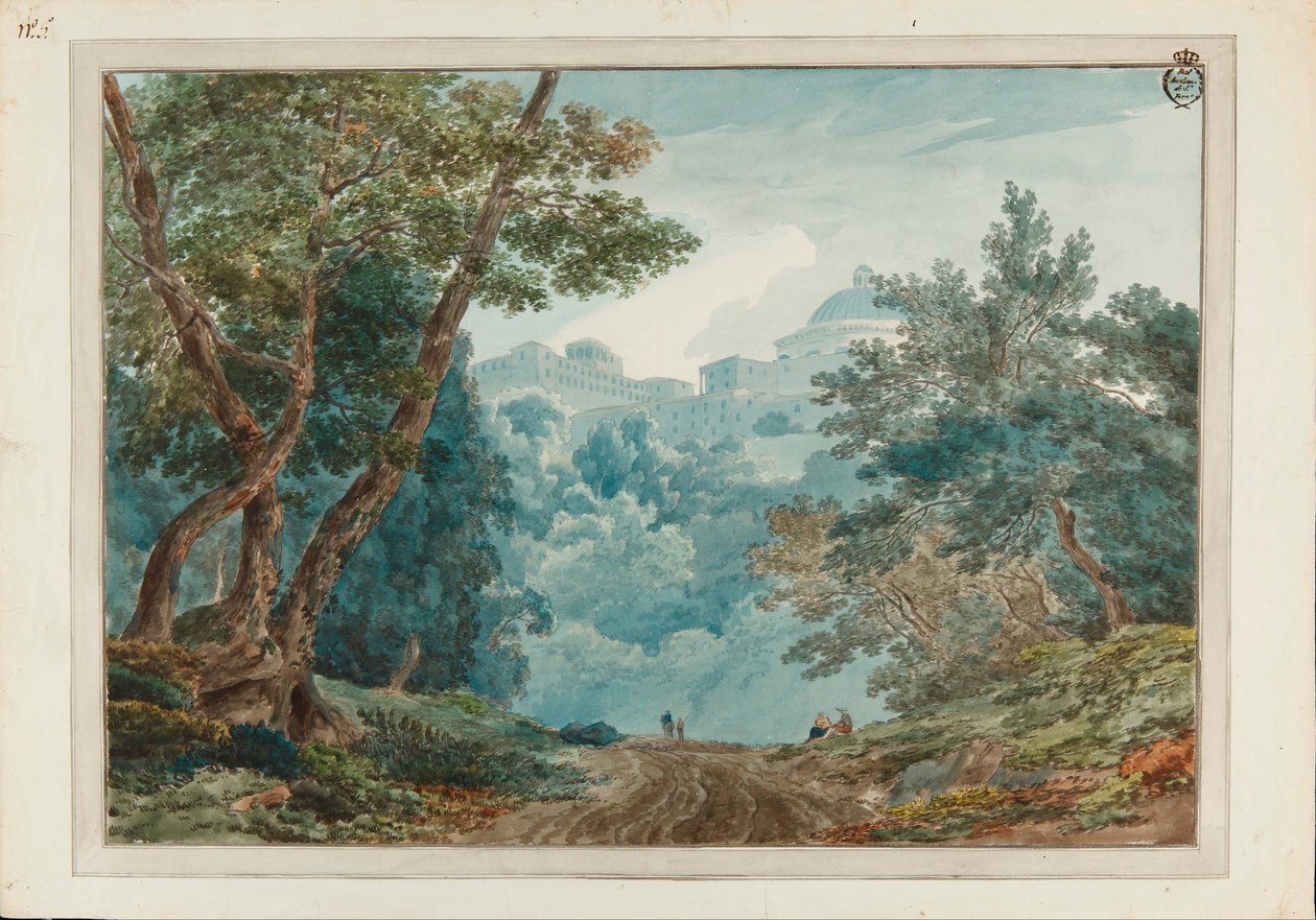 Ariccia. od John Robert Cozens