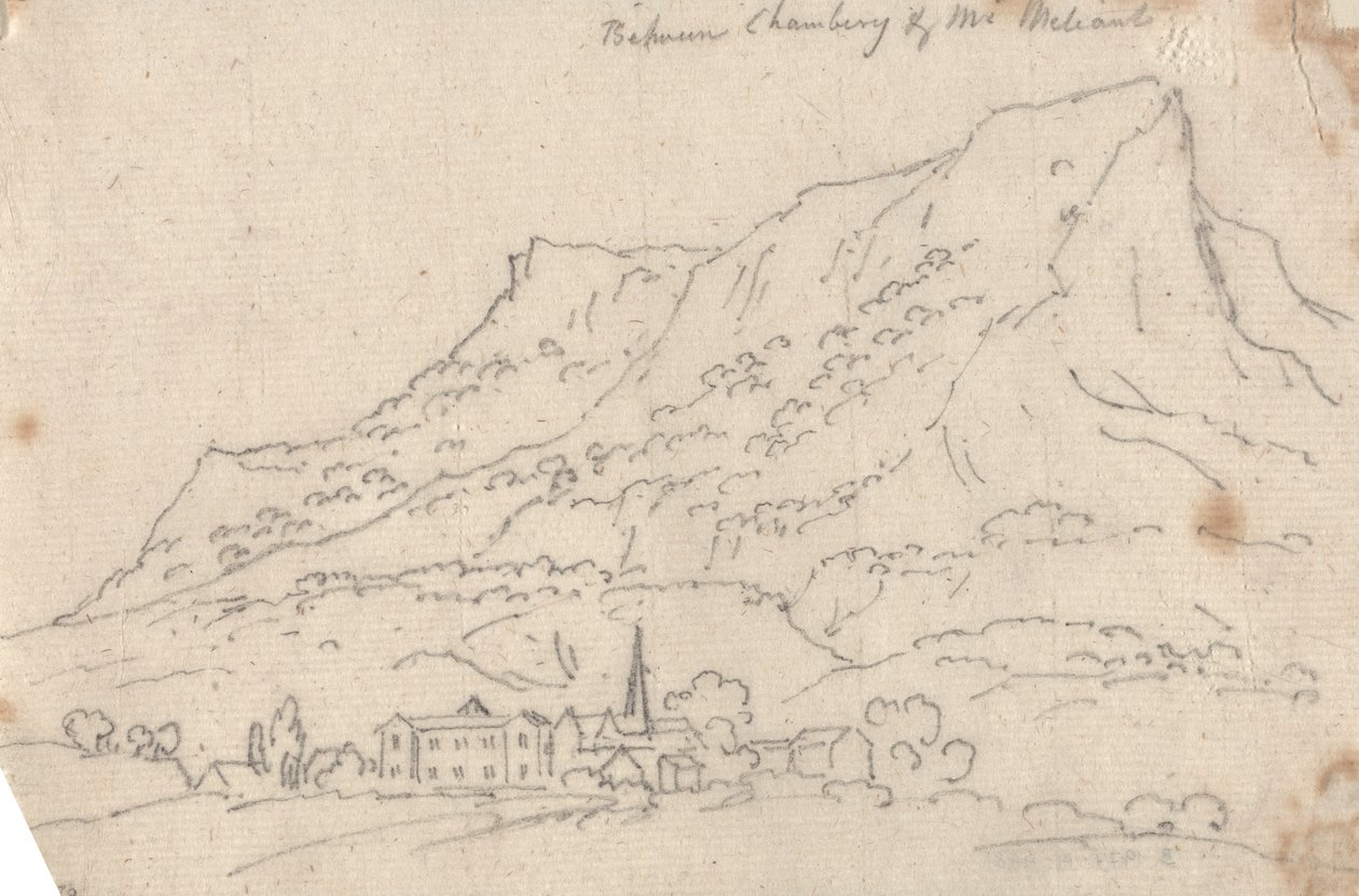 Mezi Chamberg a Mt. Meliant od John Robert Cozens