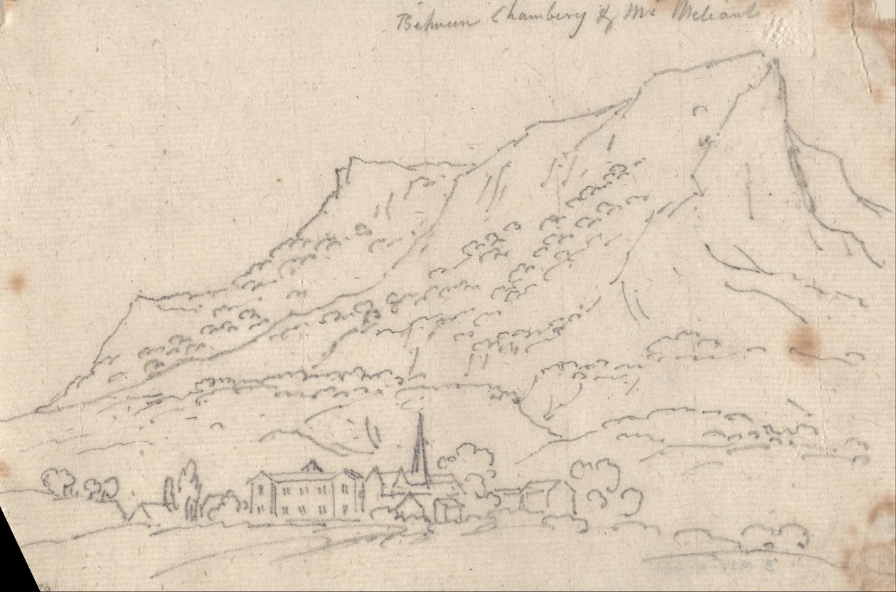 Mezi Chambergem a horou Meliant od John Robert Cozens