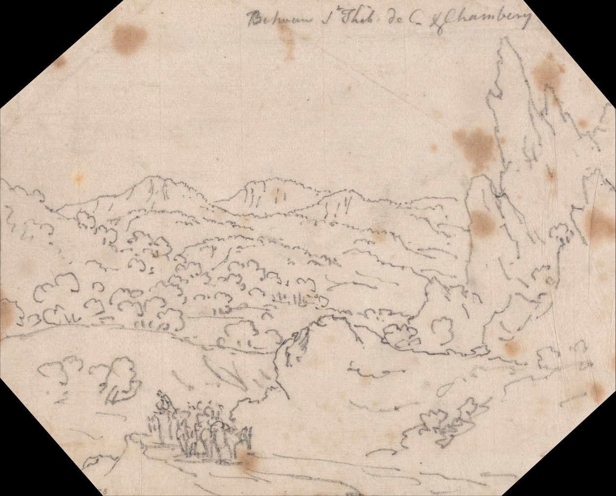 Mezi Saint-Thibaud-de-Couz a Chambery od John Robert Cozens
