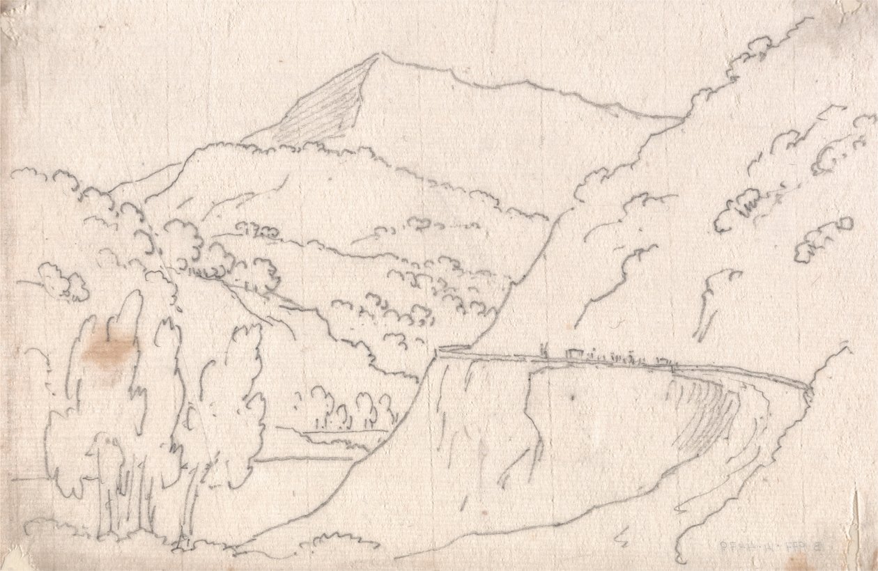 Mezi Tavarnelle a Capriano od John Robert Cozens