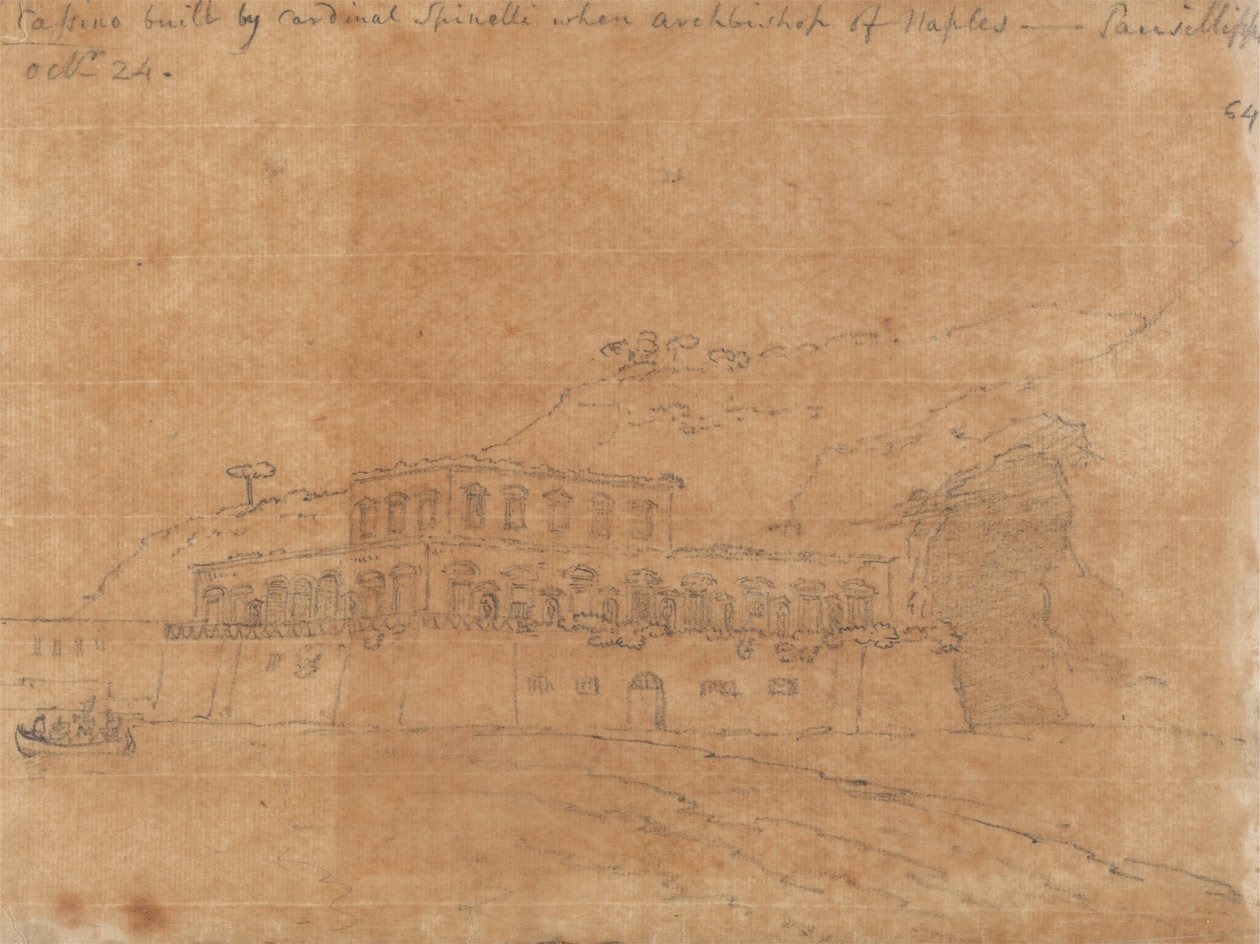 Cassino Postavil kardinál Spinelli od John Robert Cozens