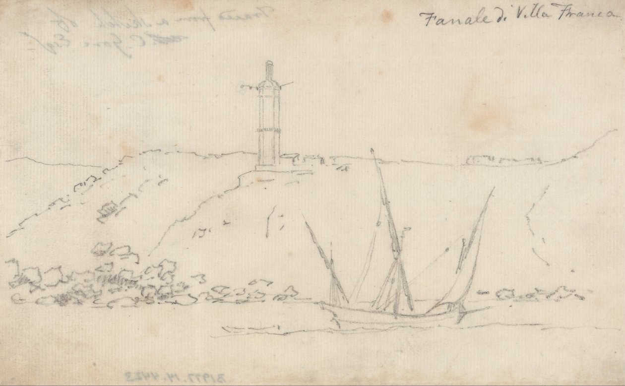 Lucerna Villa Franca od John Robert Cozens