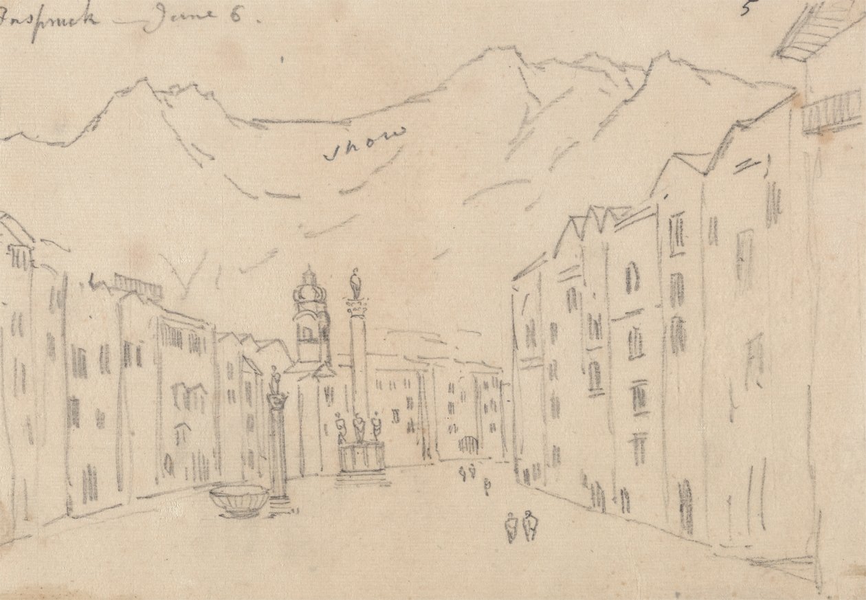 Innsbruck, 6. června od John Robert Cozens