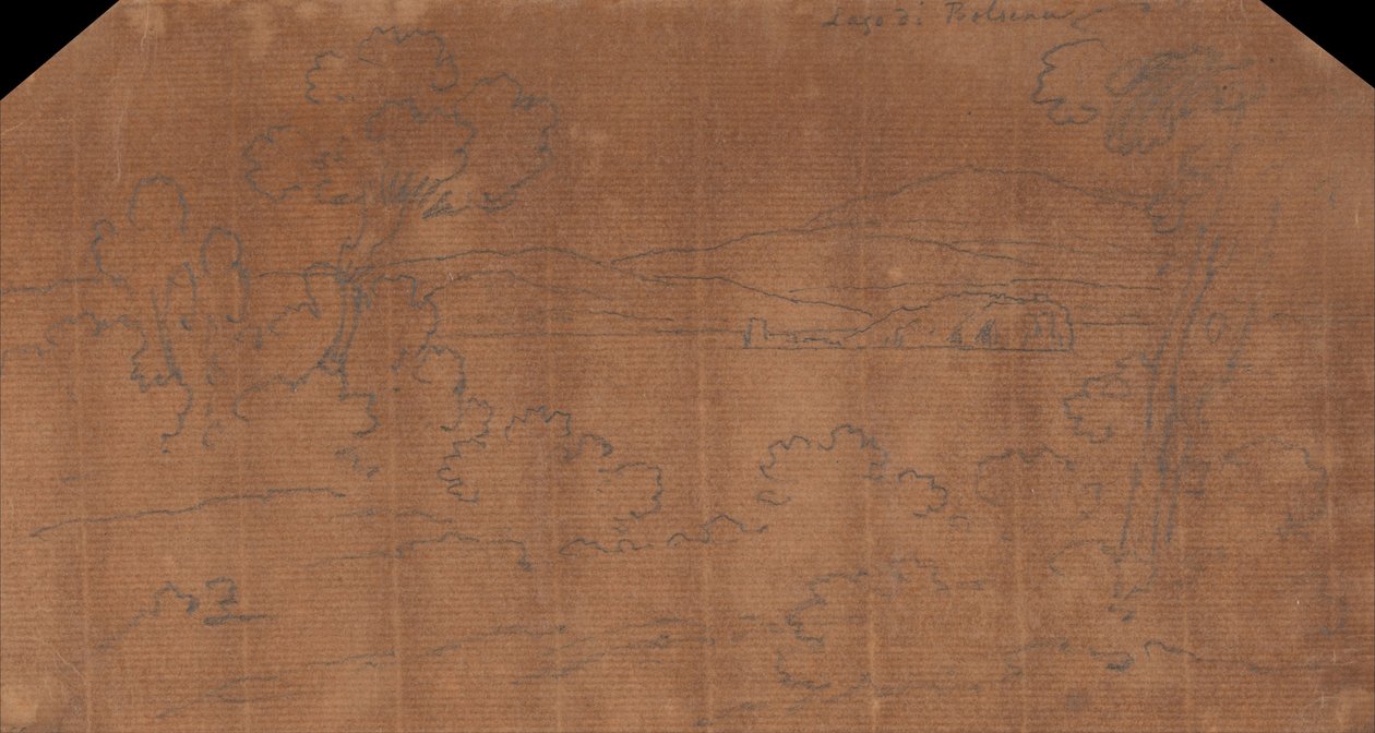 Jezero Bolsena od John Robert Cozens