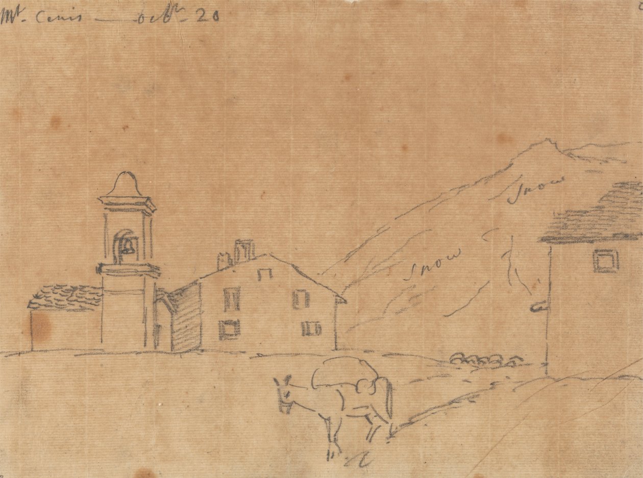 Mont Cenis, 20. října od John Robert Cozens