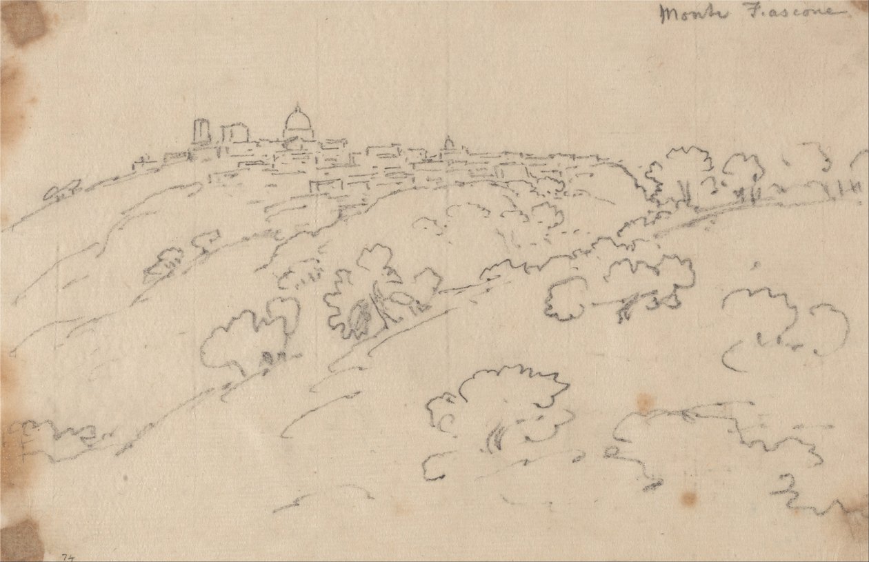 Monte Fiascone od John Robert Cozens