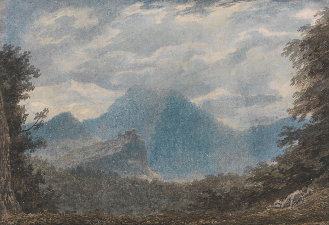 Monte della Madonna, poblíž Argua od John Robert Cozens