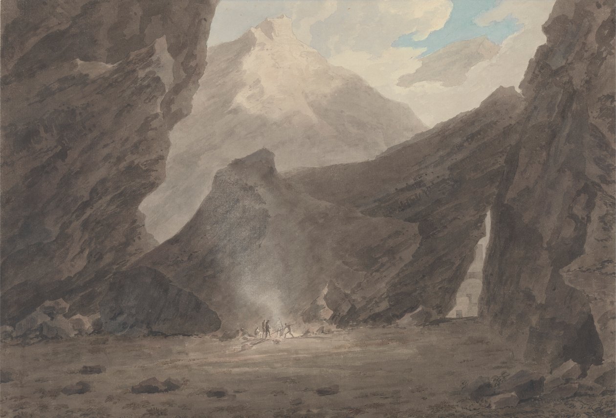 Nedaleko Chiavenny v Graubünden od John Robert Cozens