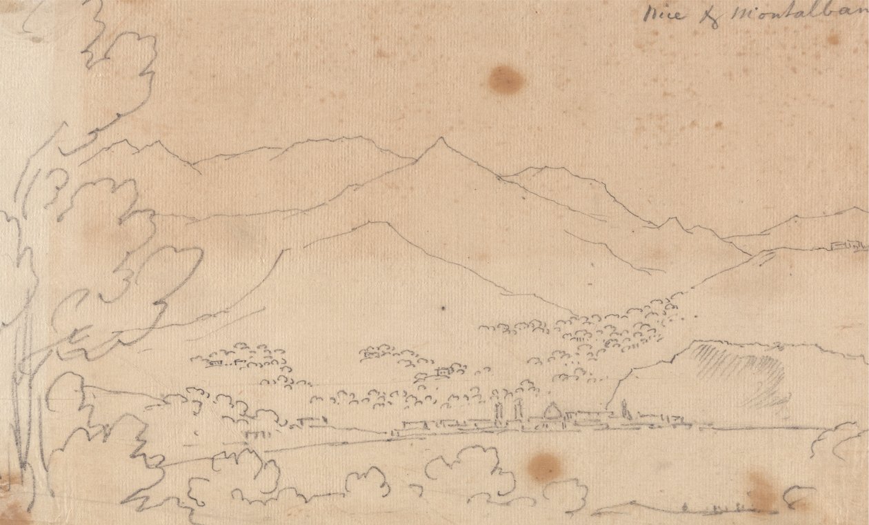 Pěkné z Montalbanu od John Robert Cozens