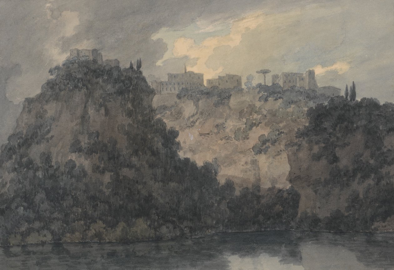 Na jezeře Nemi od John Robert Cozens