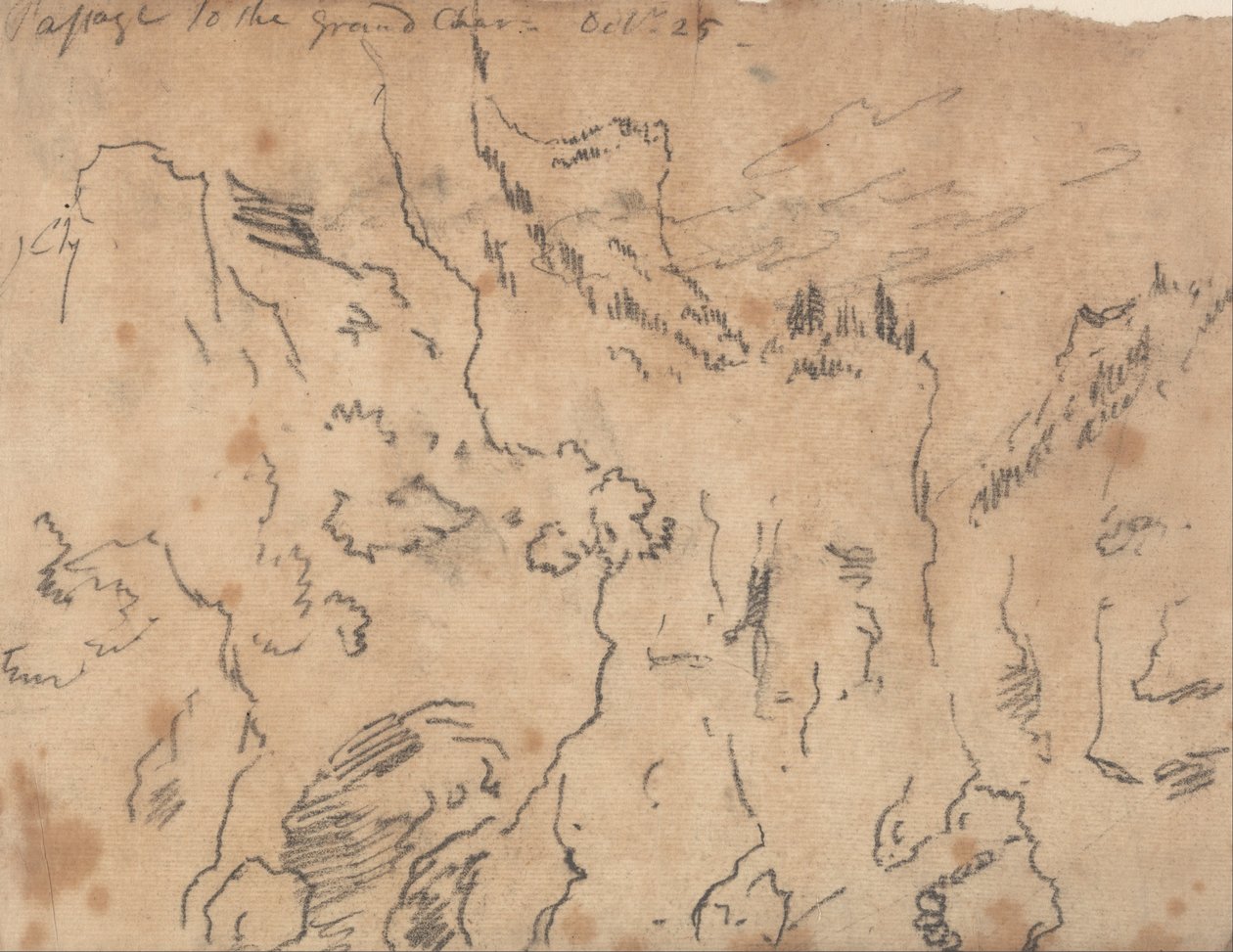 Přejezd do Grand Chartreuse, 25. října od John Robert Cozens