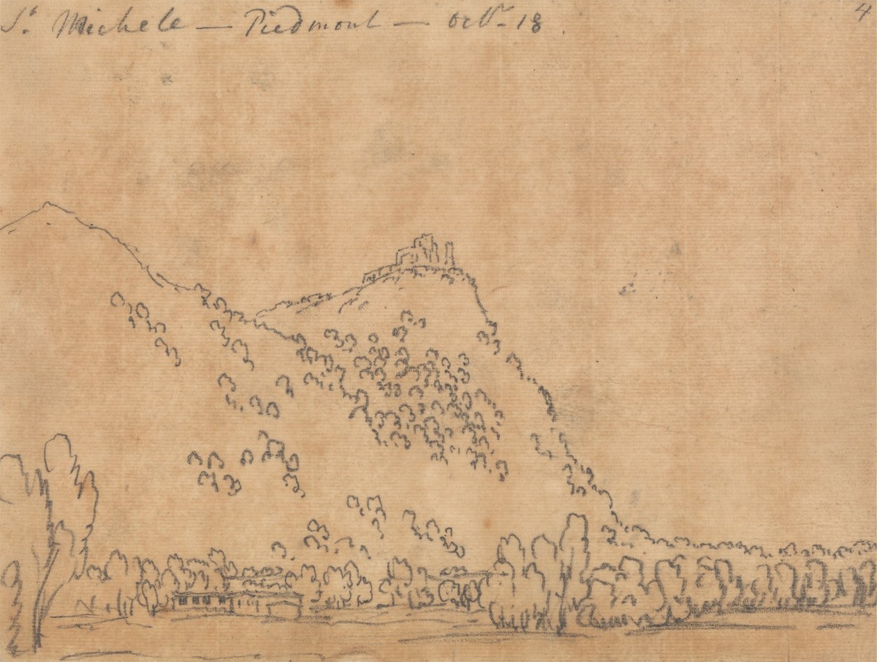 Saint Michele, Piemont, 18. října od John Robert Cozens