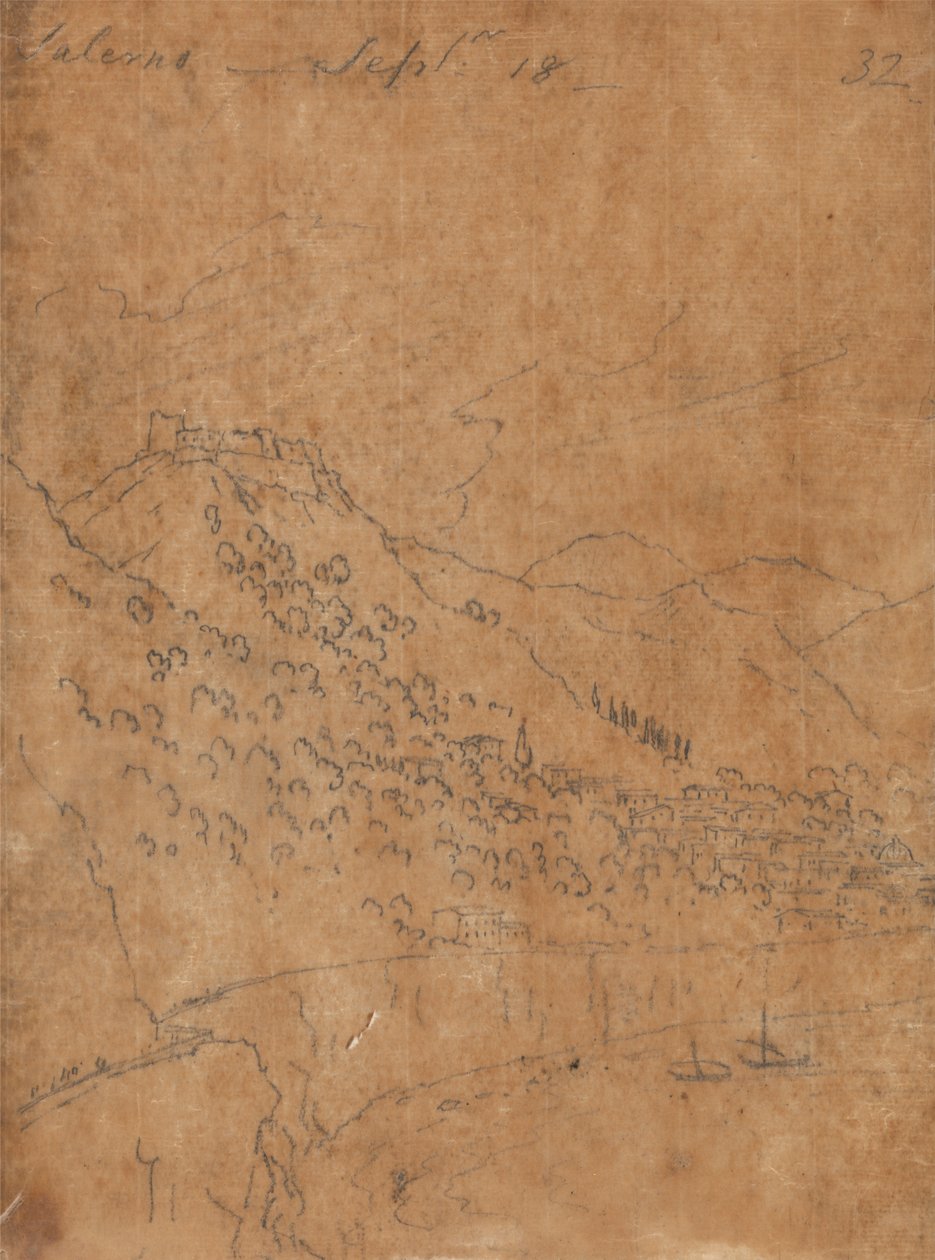 Salerno, 18. září od John Robert Cozens