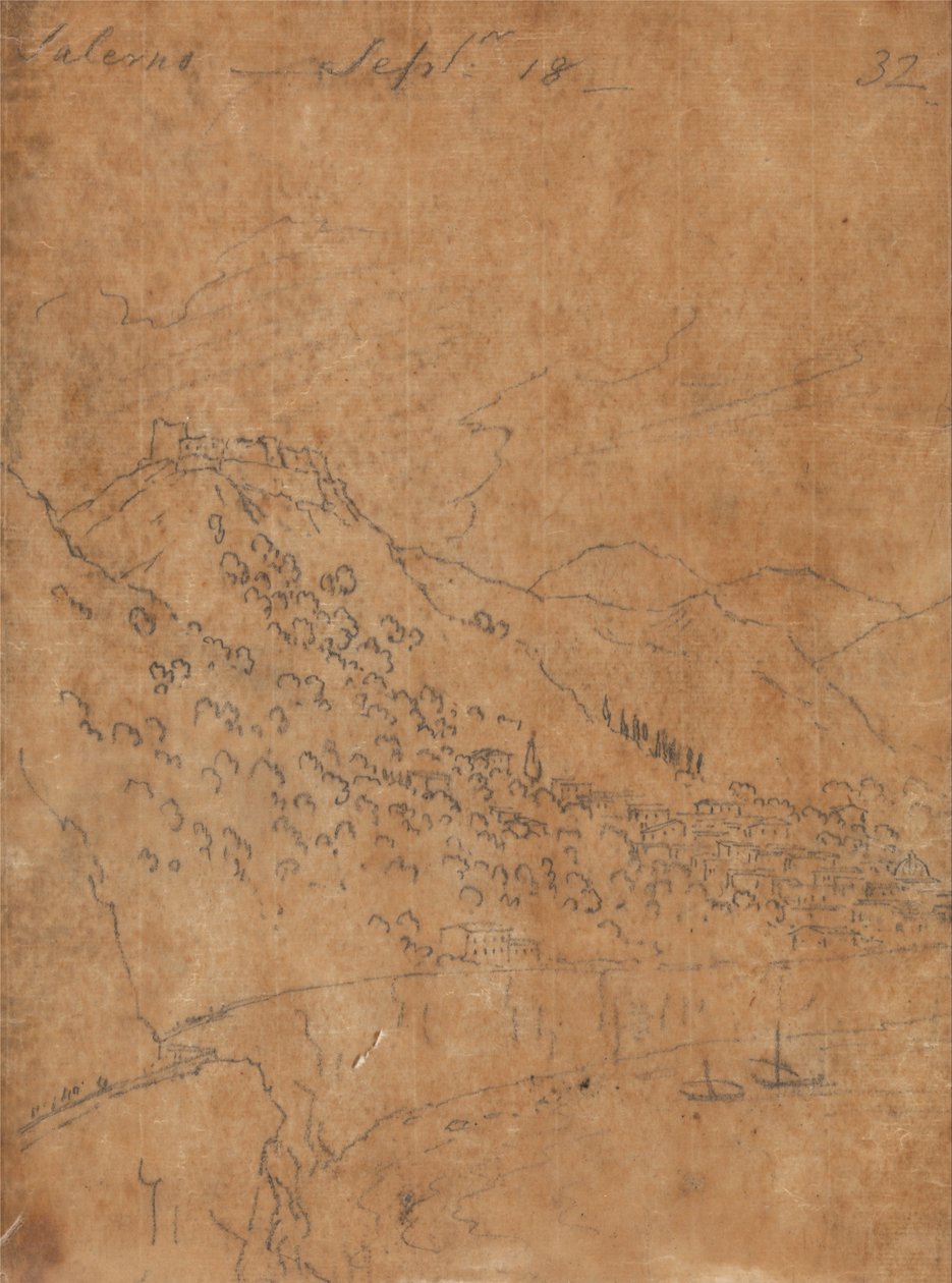 Salerno, 18. září od John Robert Cozens