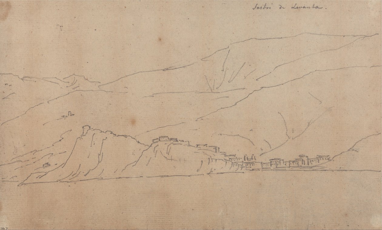 Sestri di Levante od John Robert Cozens