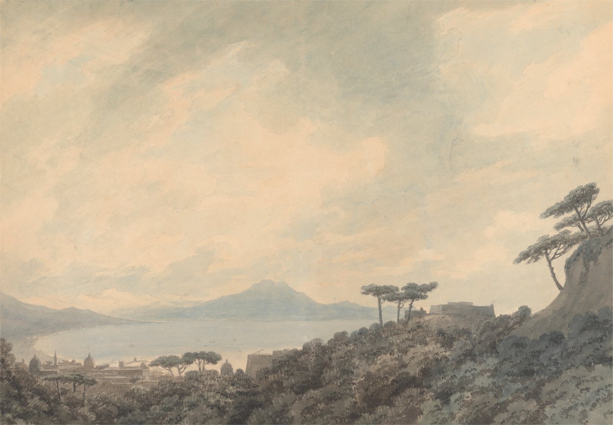 Neapolský záliv z Capodimonte od John Robert Cozens
