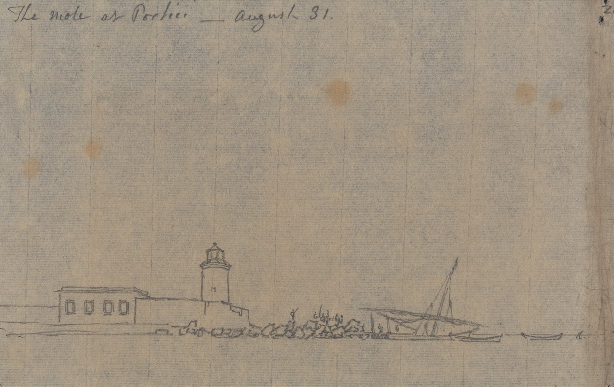 Krtek v Portici, 31. srpna od John Robert Cozens
