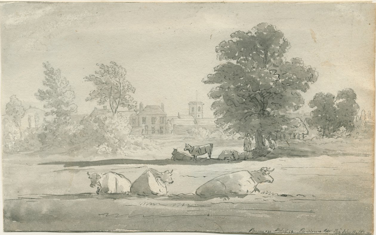 Aldridge - fara: perokresba, nd [19. století] od John Robert Fernyhough