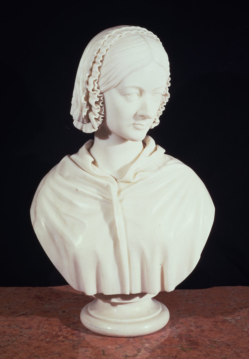 Busta Florence Nightingalové (1820-1910) od John Robert Steell