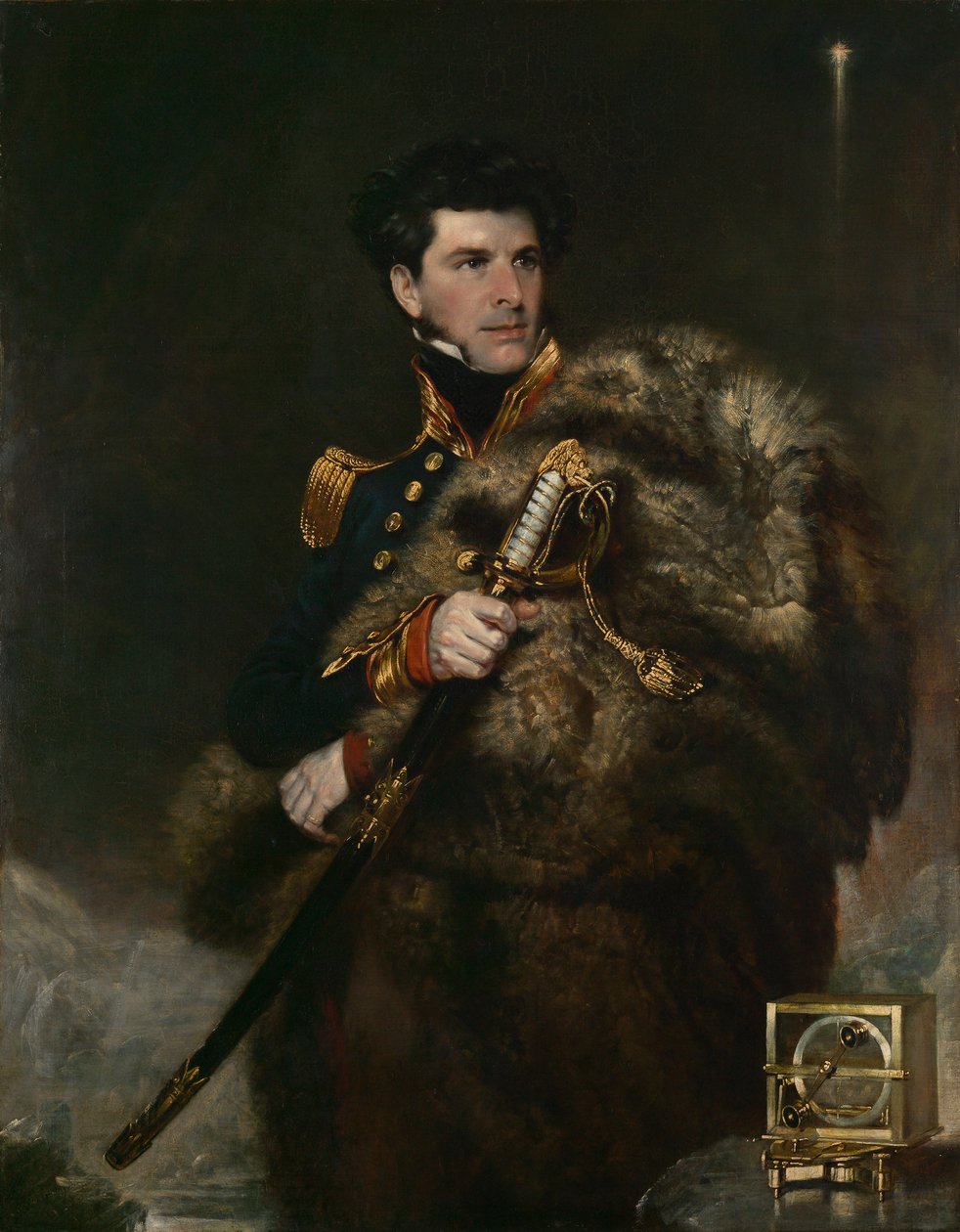 Velitel James Clark Ross (1800-1862) od John Robert Wildman