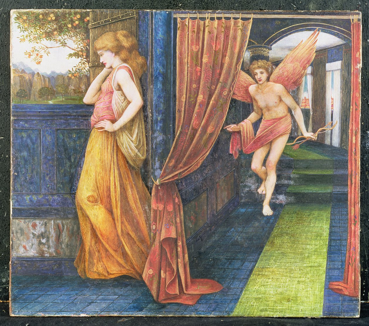 Amor a Psyché od John Roddam Spencer Stanhope