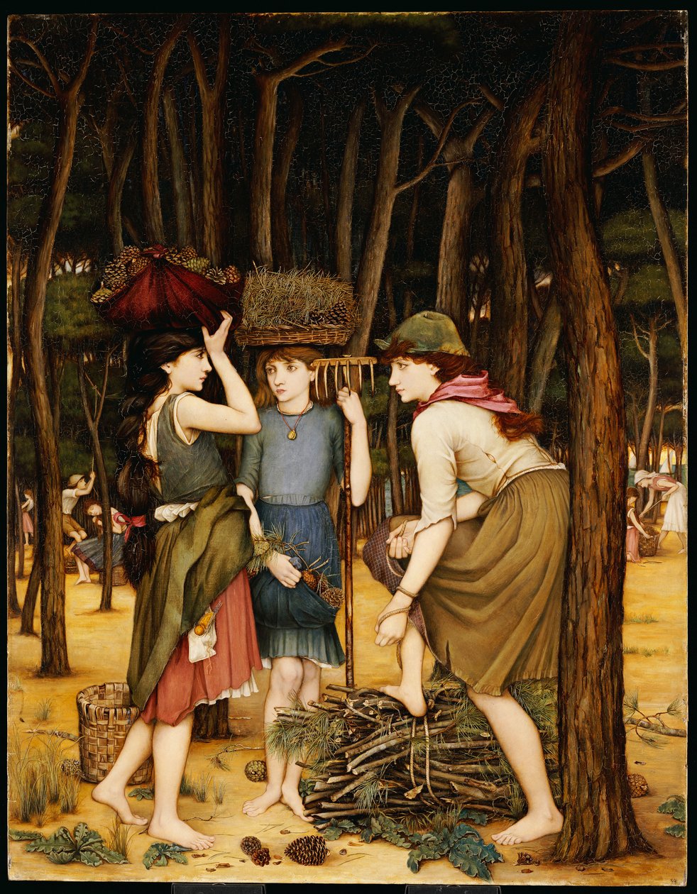 Pine Woods ve Viareggio od John Roddam Spencer Stanhope