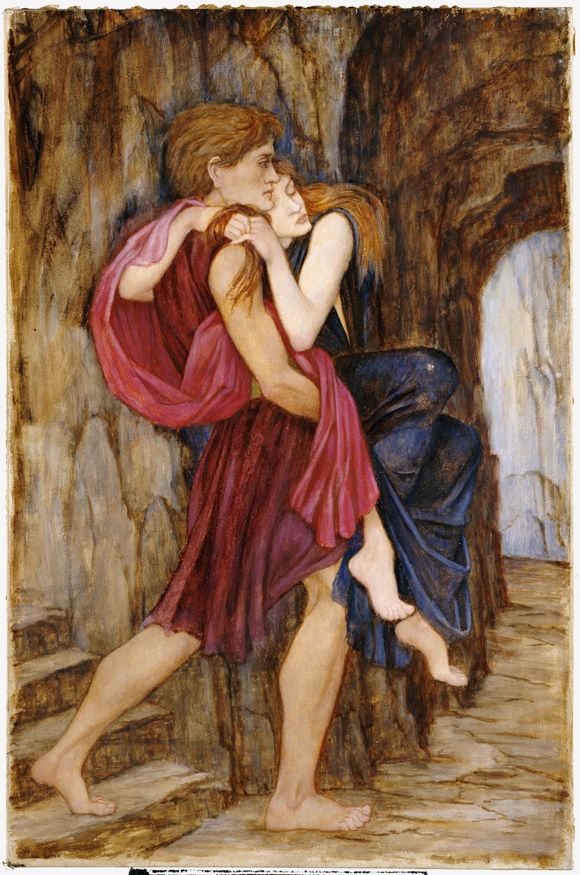 Útěk, kolem roku 1900 od John Roddam Spencer Stanhope