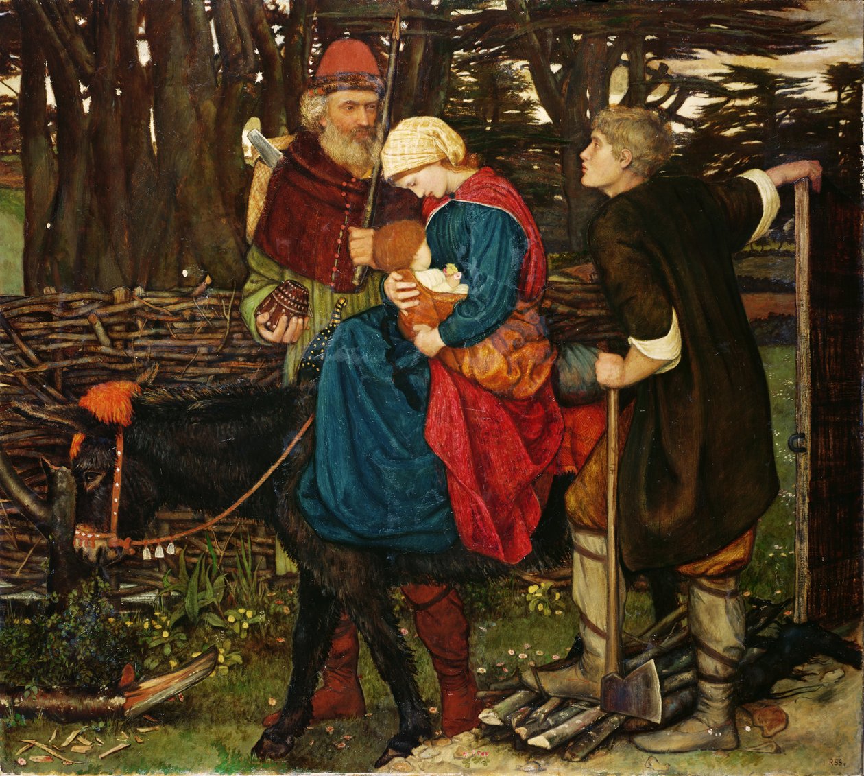 Svatá rodina od John Roddam Spencer Stanhope
