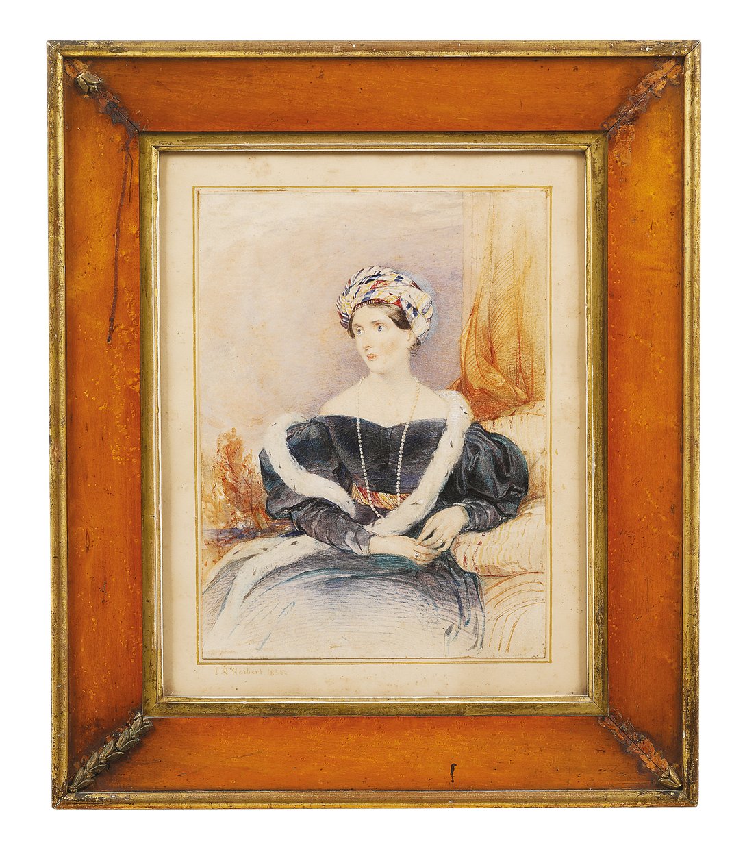 Portrét lady Priscilly Wellesley-Poleové, hraběnky z Westmorlandu, 1835 od John Rogers Herbert